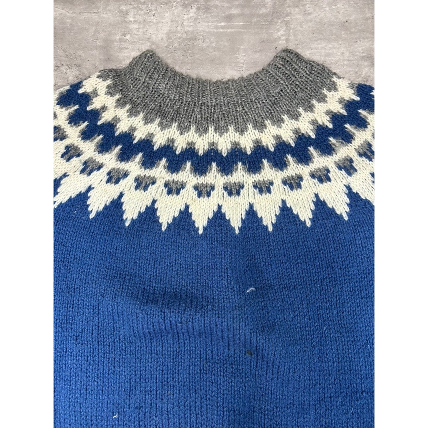 Vintage 80s/90s Heavyweight Striped Pullover Knit Sweater Size XL