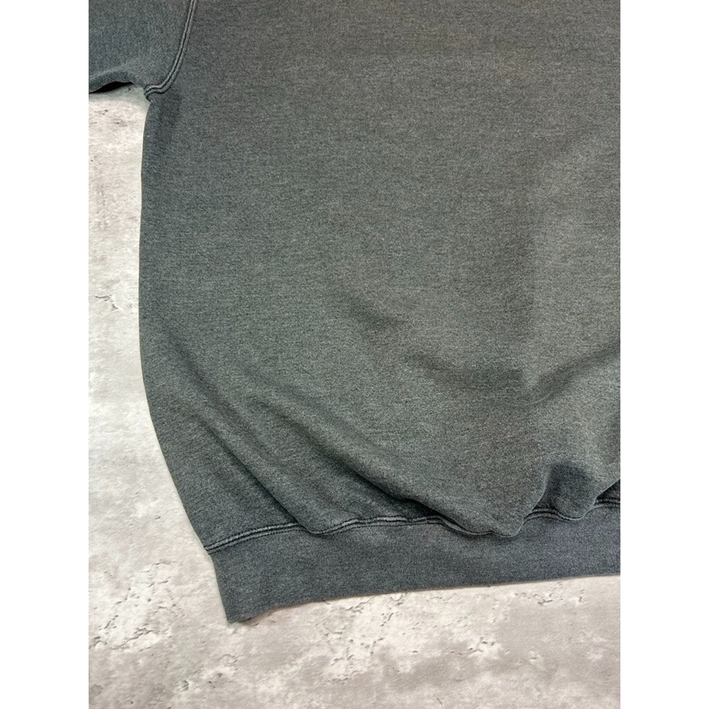 Vintage 90s Nike Graphic Swoosh Spellout Crewneck Sweatshirt Size Large Gray