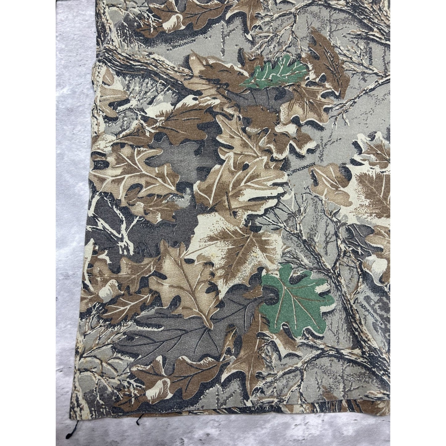 Vintage Advantage Tree Camo Hunting Long Sleeve T-Shirt Size 2XL