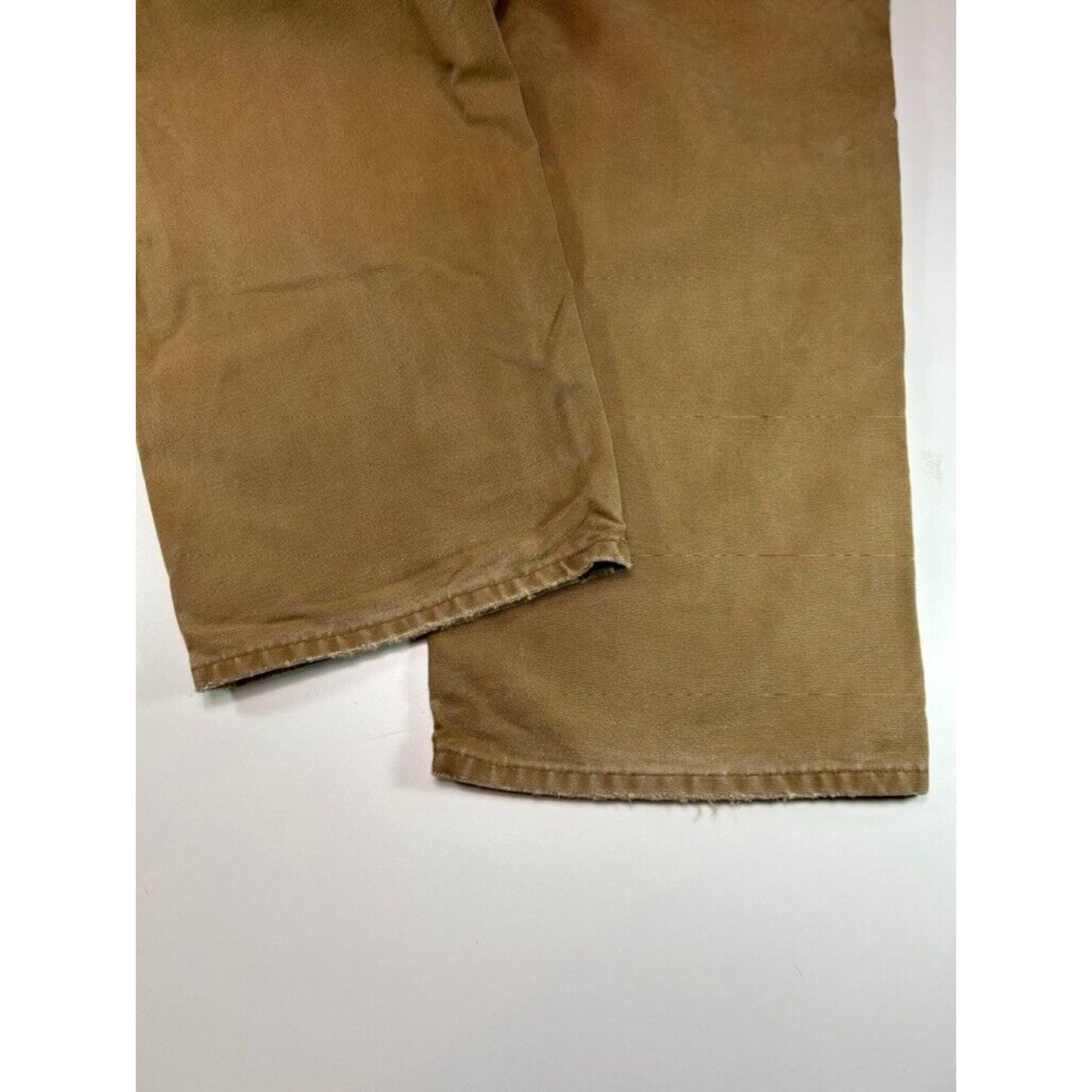 Vintage Carhartt Dungaree Fit Canvas Workwear Carpenter Pants Size 34 B11 BRN