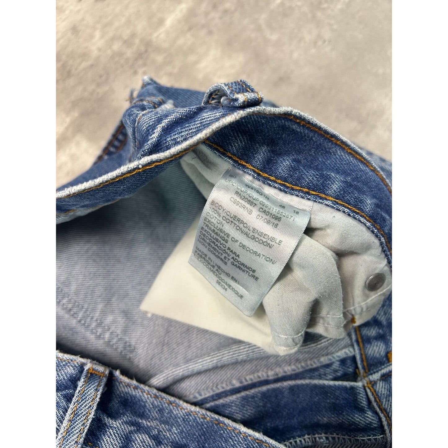 Dickies Dark Wash Denim Workwear Denim Pants Size 36 Blue