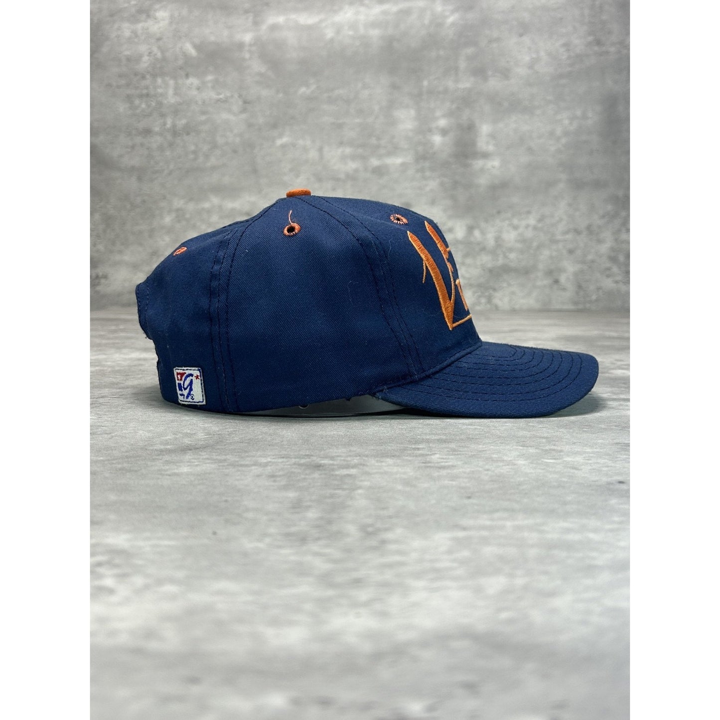 Vintage 90s Virginia Cavaliers NCAA Embroidered Spellout Snapback Hat OSFA