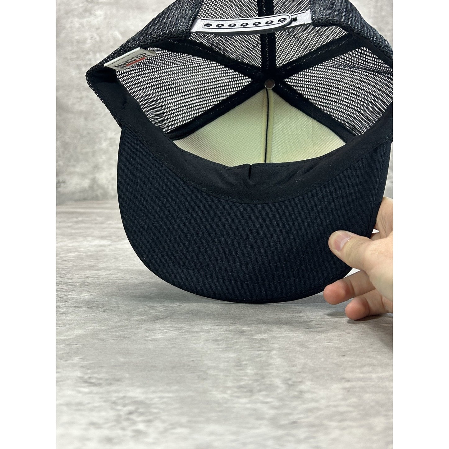 Vintage 80s/90s Q102 Americas WQMQ Music Radio Trucker Snapback Hat OSFA