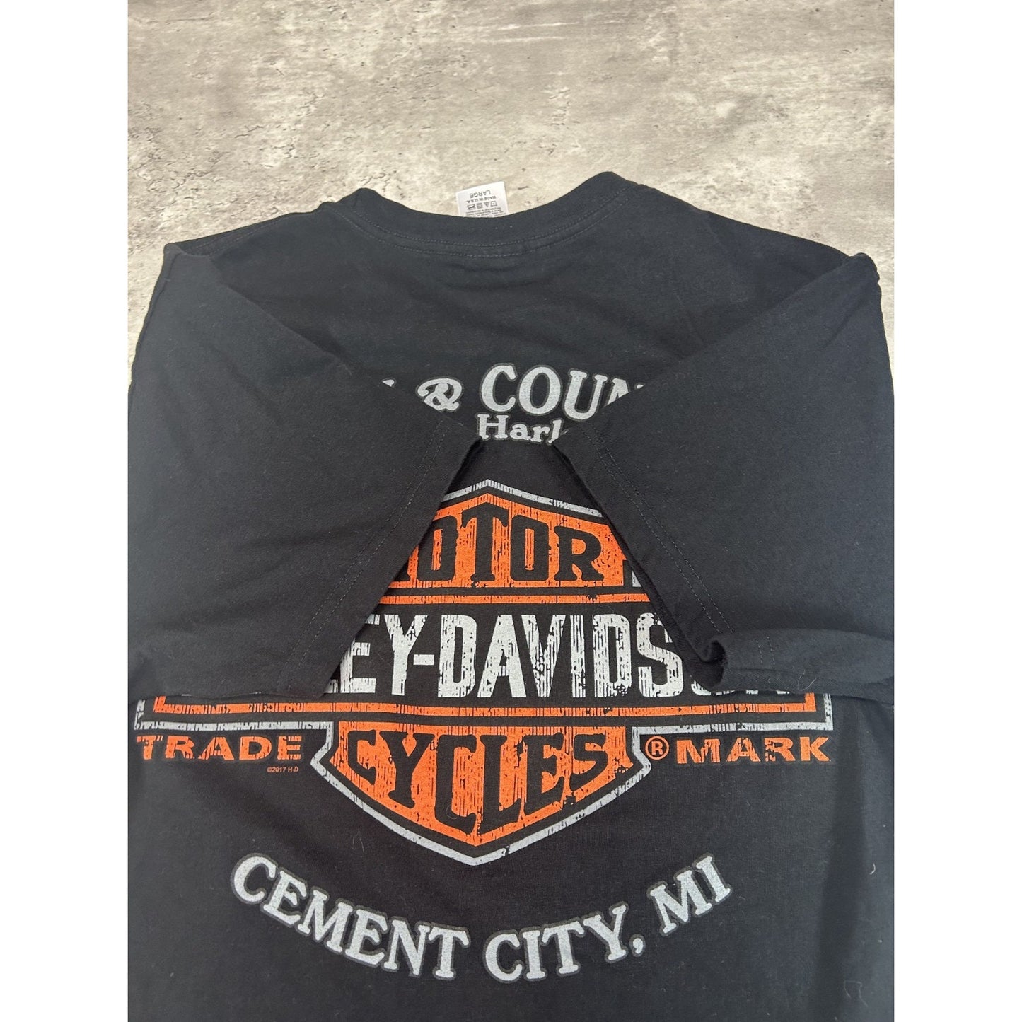 Harley Davidson Motorcycles Screaming Eagle Engine Graphic T-Shirt Size Large