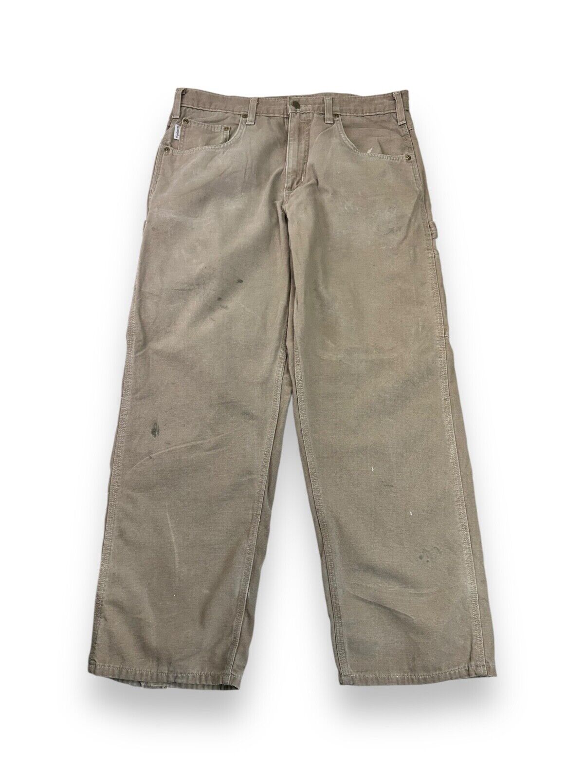 Vintage Carhartt Loose Fit Canvas Workwear Carpenter Pants Size 34