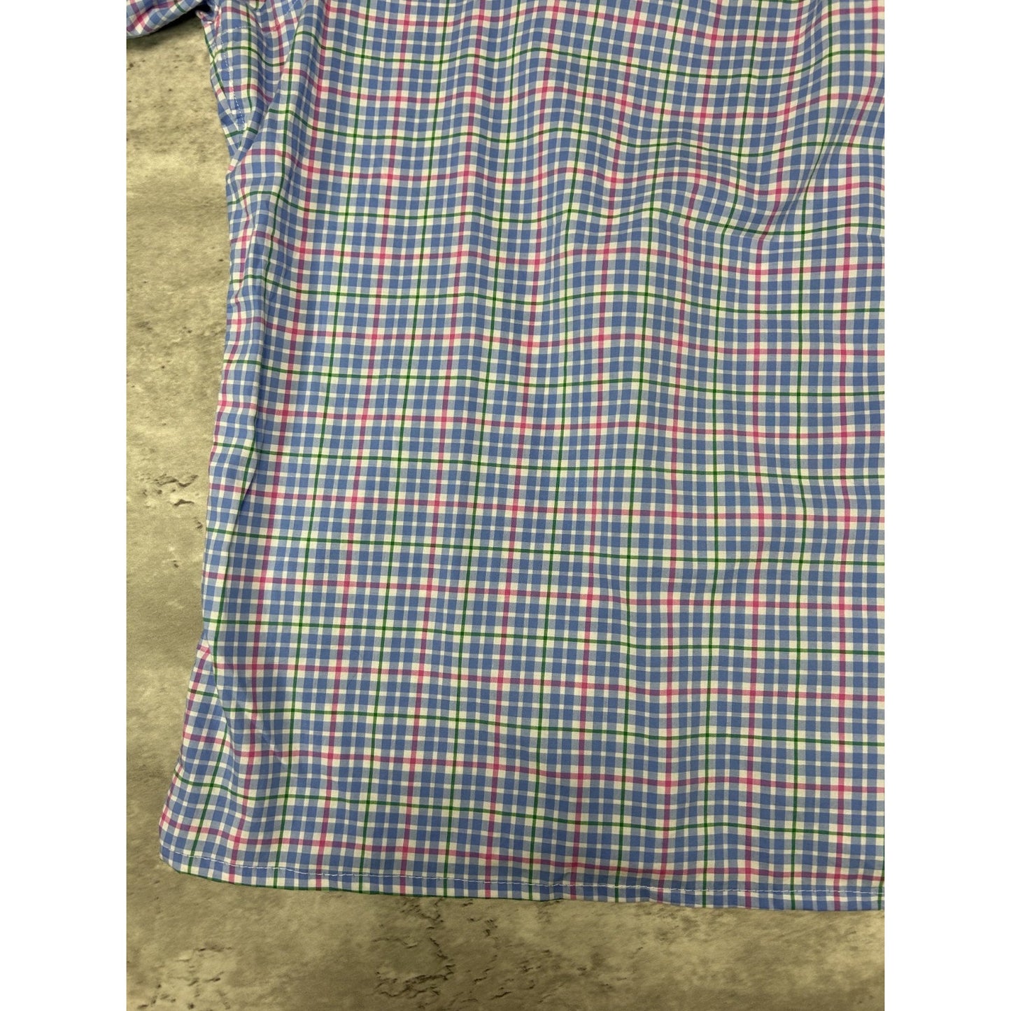 Vintage Polo Ralph Lauren Reworked Cropped Long Sleeve Button Up Shirt Sz Large