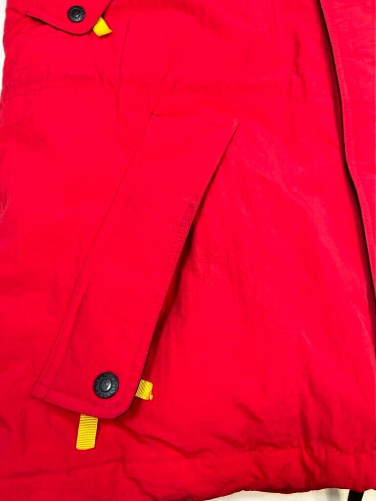 Vintage 90s Marlboro Insulated Cinched Puffer Long Hooded Jacket Size XL