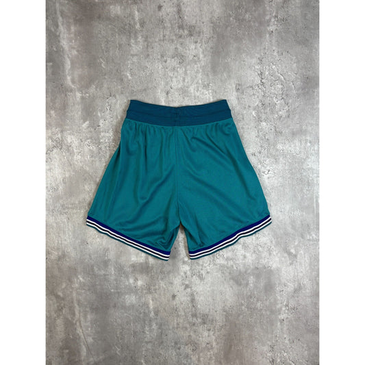 Vintage 80s Charlotte Hornets NBA Champion Nylon Shorts Size Large YOUTH