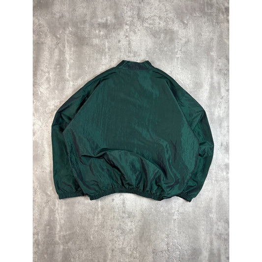 Vintage 90s Surf Style American Sensation Bald Eagle Biker Jacket Size XL