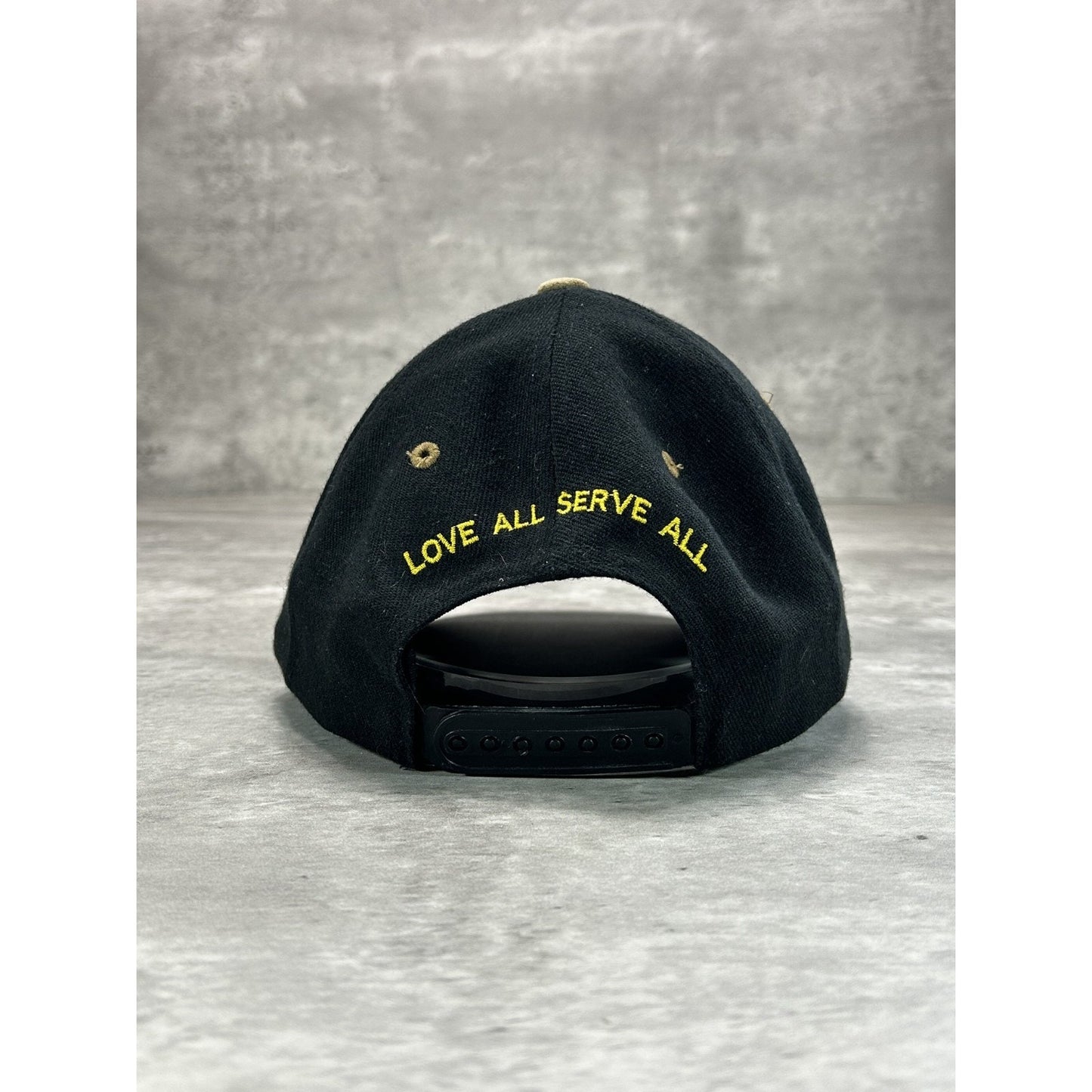 Vintage 90s Hard Rock Cafe Seoul Embroidered Logo Destination Snapback Hat OSFA