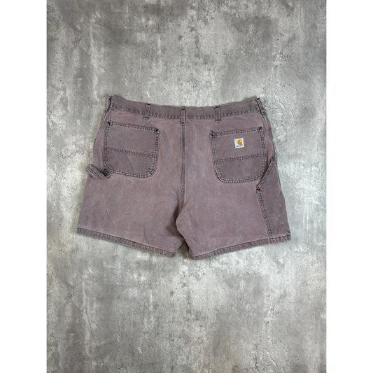 Vintage Carhartt Canvas Workwear Carpenter Shorts Size 40 Pink