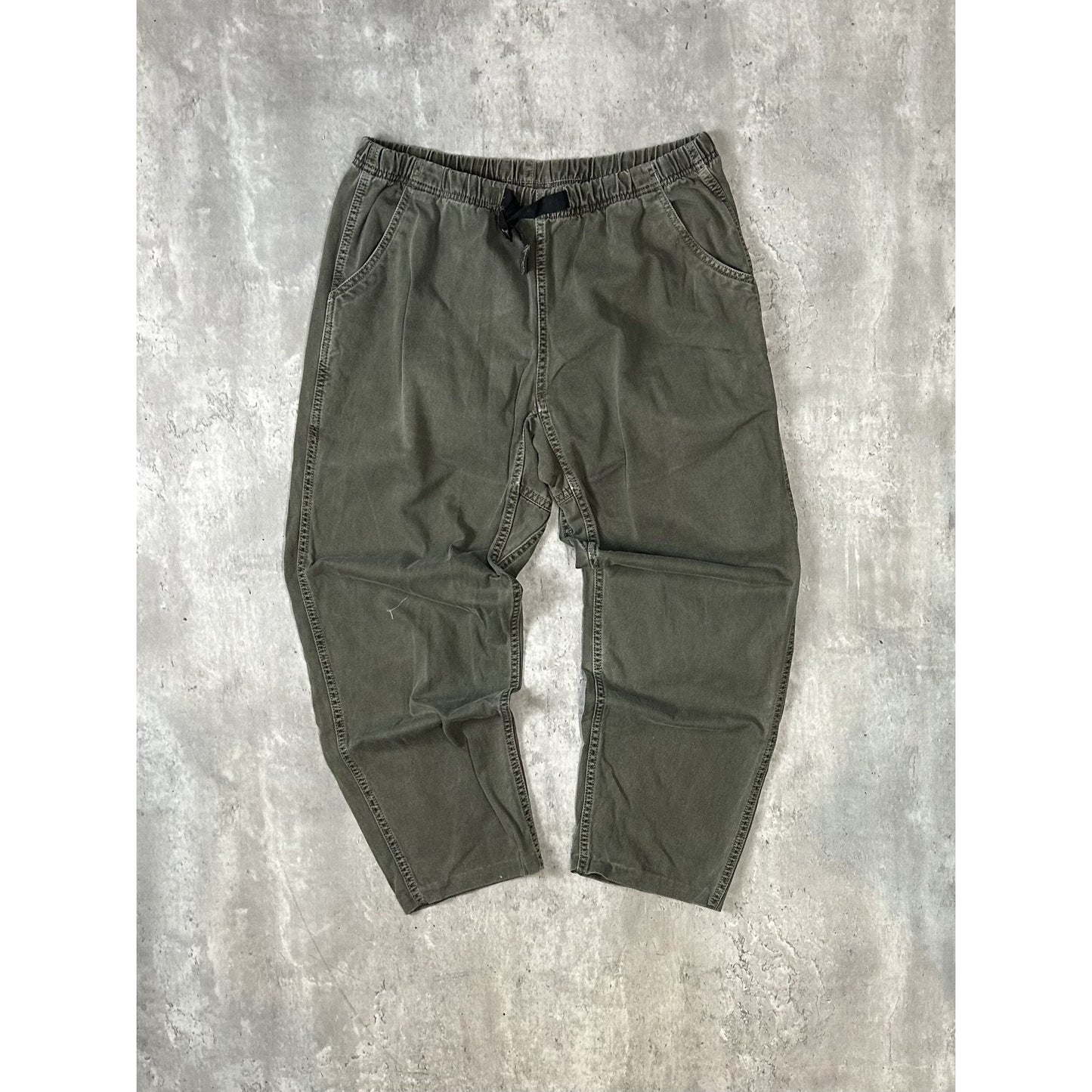 Vintage 90s Gramicci Baggy Fit Adjustable Hiking Pants Size Large Green