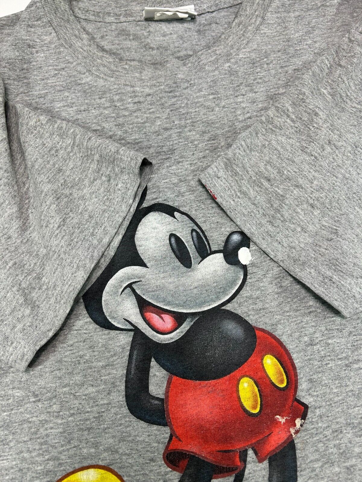 Vintage 90s Mickey Mouse Walt Disney World Character Graphic T-Shirt Size Medium