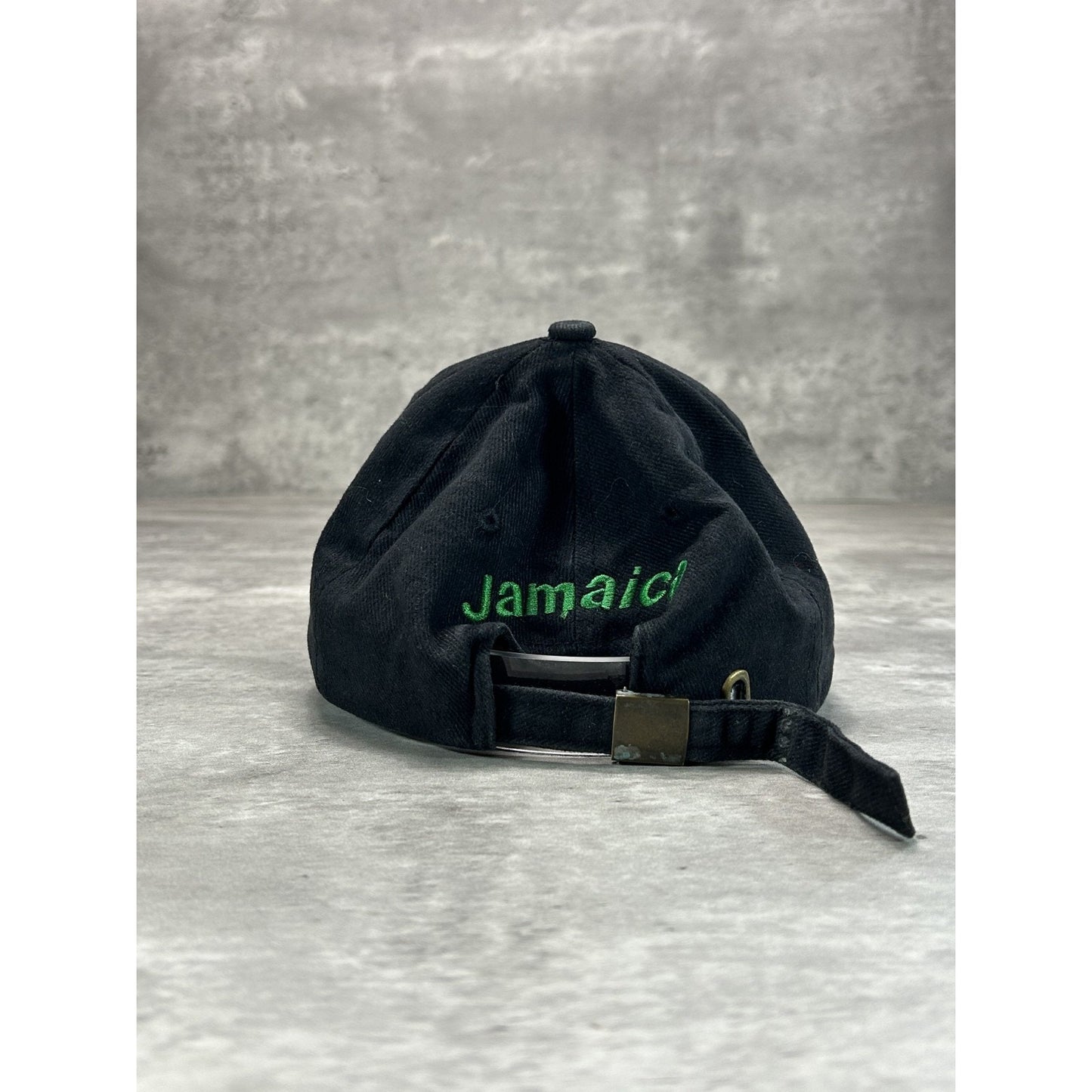 Vintage 90s Hard Rock Cafe Jamaica Embroidered Destination Strapback Hat OSFA