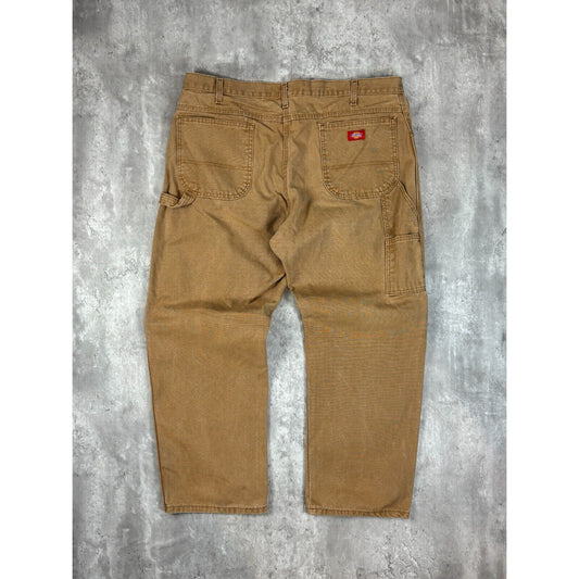 Vintage Dickies Canvas Workwear Carpenter Pants Size 40 Beige