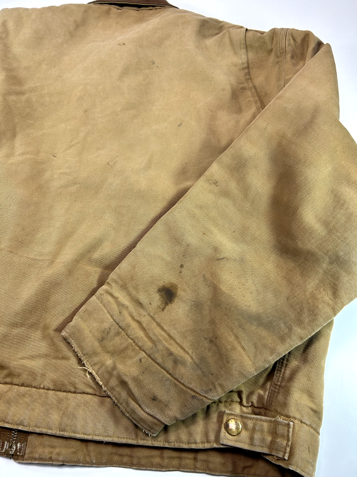 Vintage Carhartt Blanket Lined Canvas Workwear Detroit Jacket Jacket Size XL