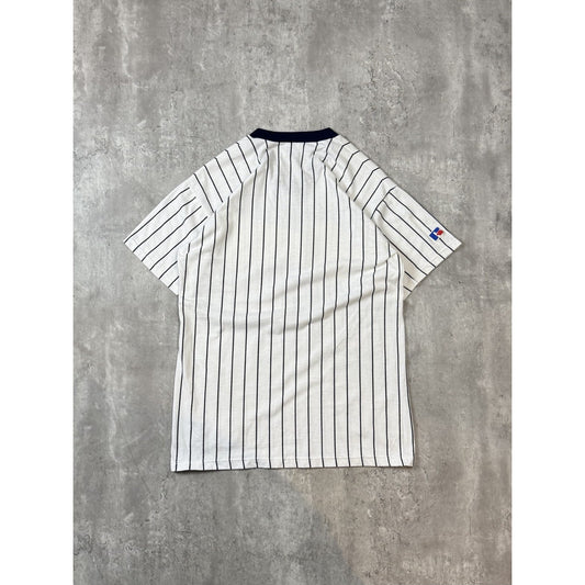 Vintage 1997 Los Angeles Angels MLB Pinstripe Russell Athletic Jersey Sz Medium