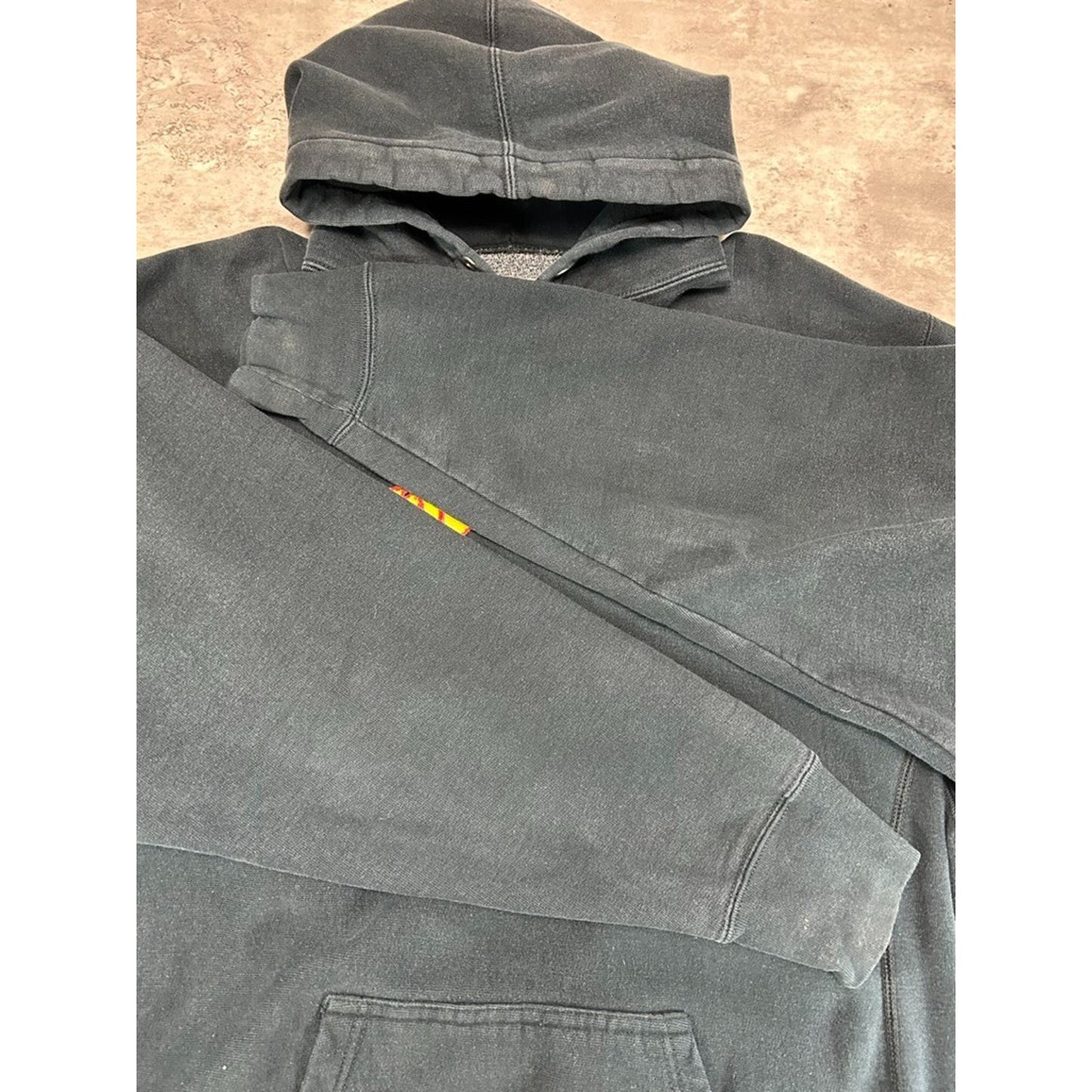 Vintage 2000s WWE Hulkamania Graphic Spellout Hooded Sweatshirt Size Large