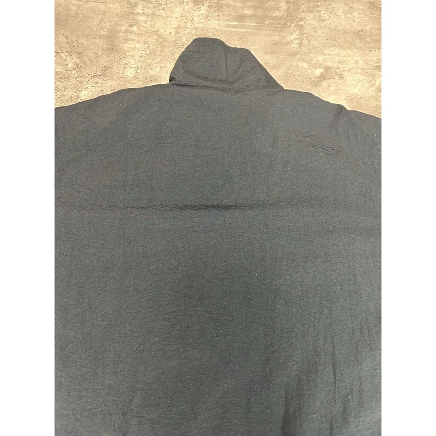 Vintage 80s/90s Fila Full Zip Nylon Windbreaker Jacket Size XL Black