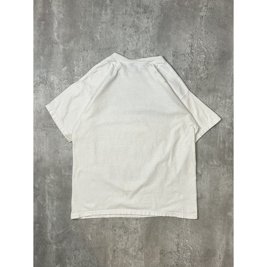 Vintage 2000 St Louis Rams NFL Super Bowl Champs T-Shirt Size Large White