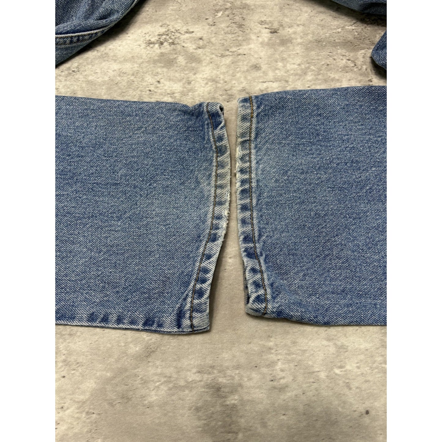 Vintage 90s Levis 505 Red Tab Light Wash Denim Pants Size 34 Blue