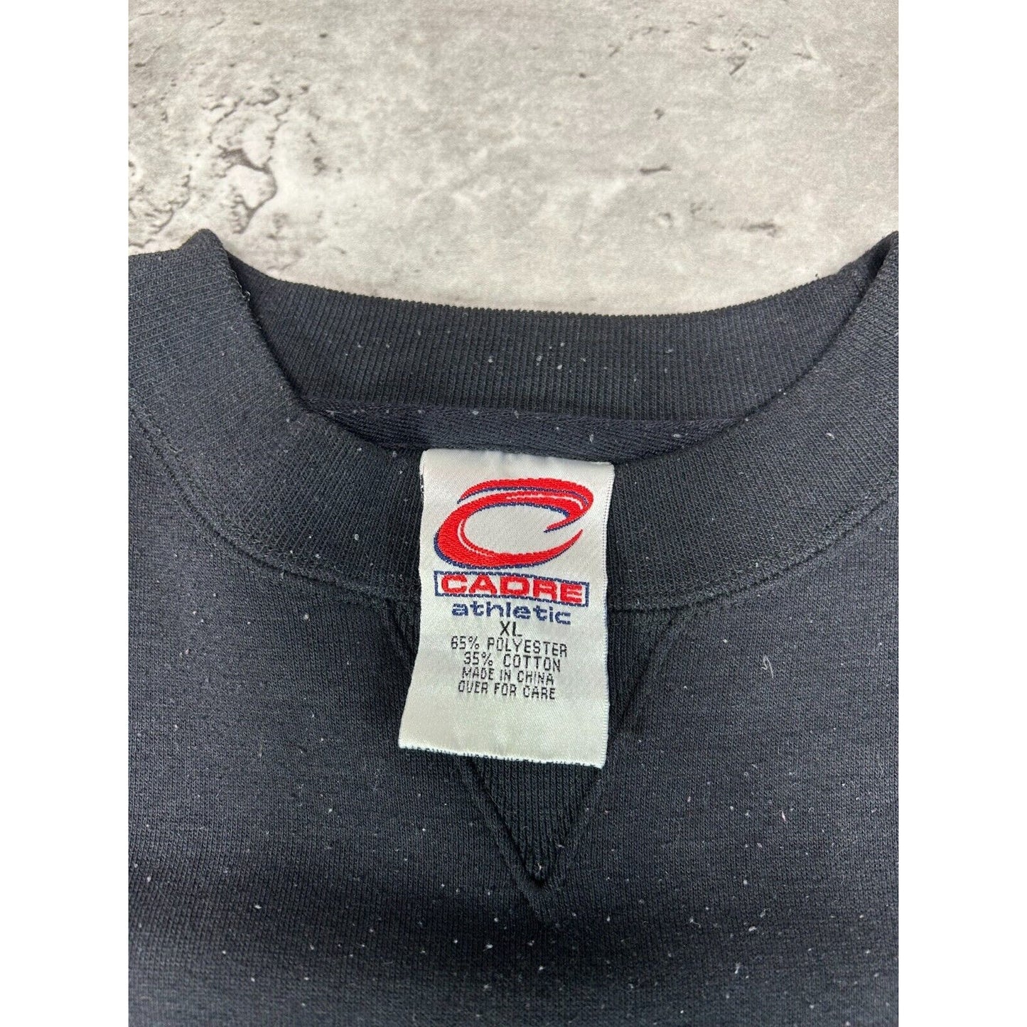 Vintage NHRA Championship Drag Racing Embroidered Sweatshirt Size XL Black