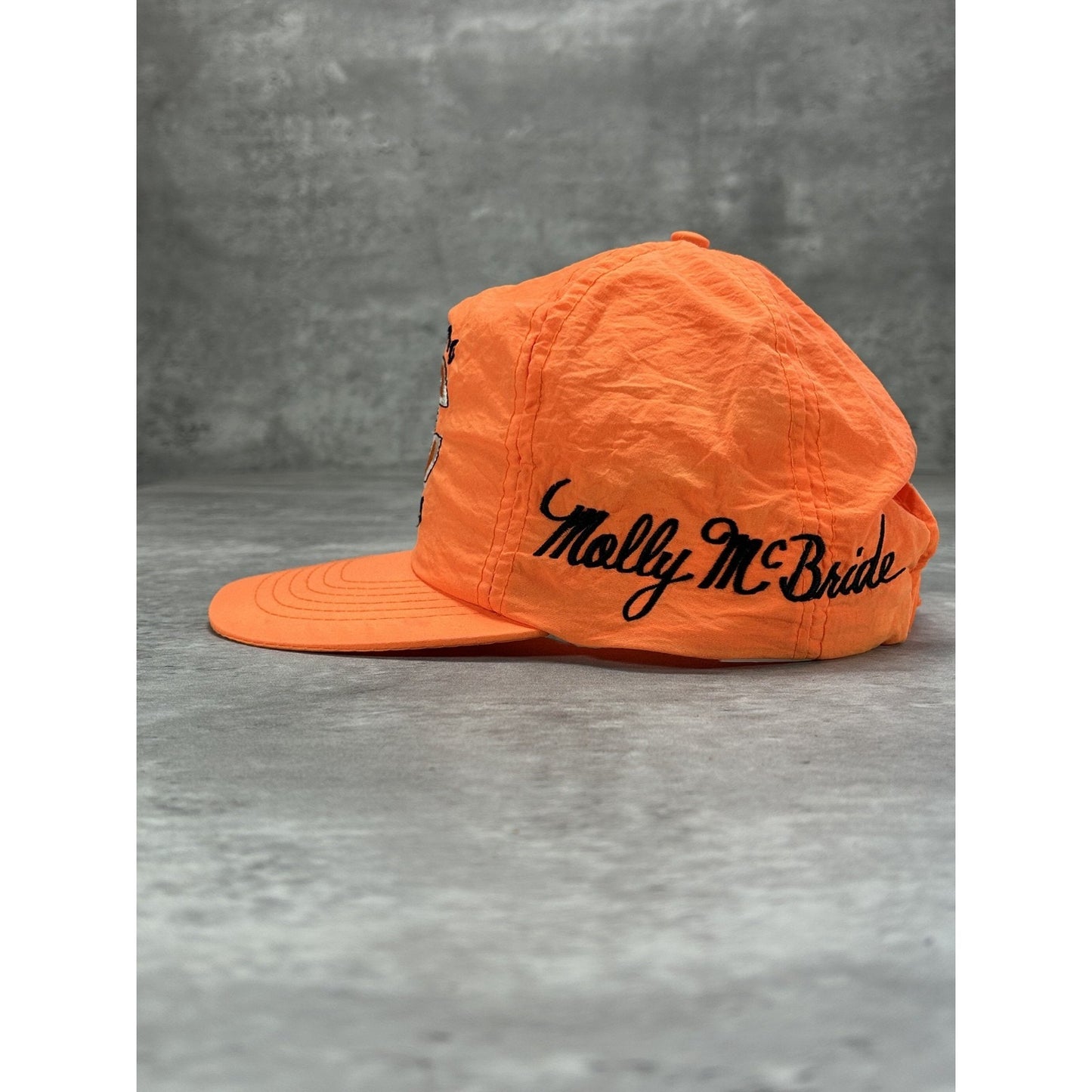 Vintage 90s Chicago Bears Embroidered Logo Snapback Hat OSFA Orange