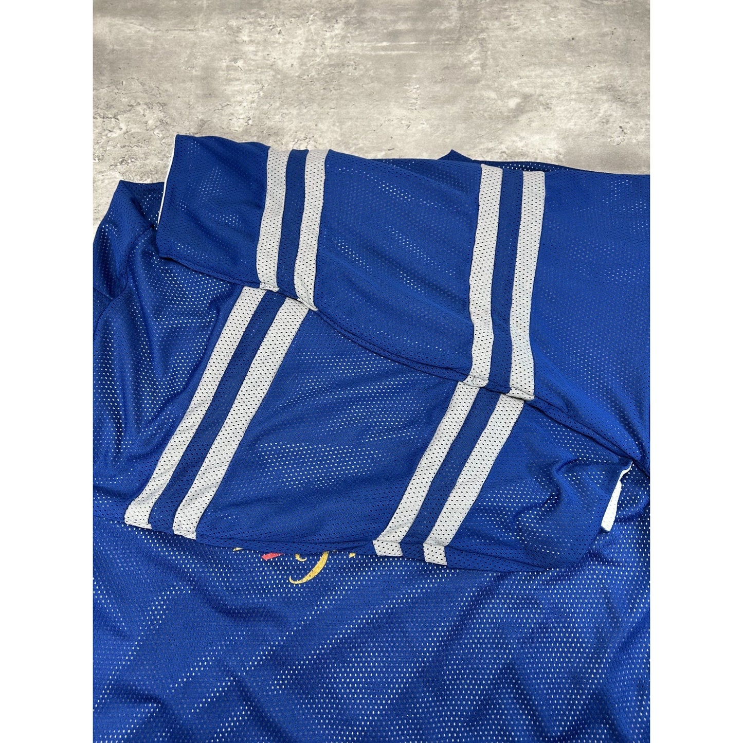 Vintage 90s Labatt Blue Pilsner Beer Promo Reversible Hockey Jersey Size Large