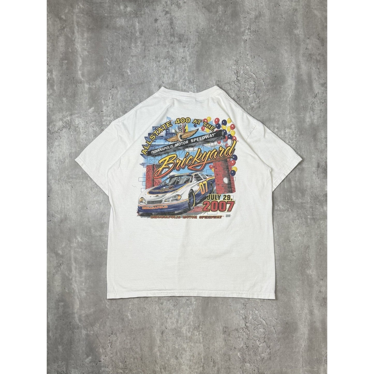 Allstate 400 At The Brickyard Indianapolis Speedway Graphic T-Shirt Size Large