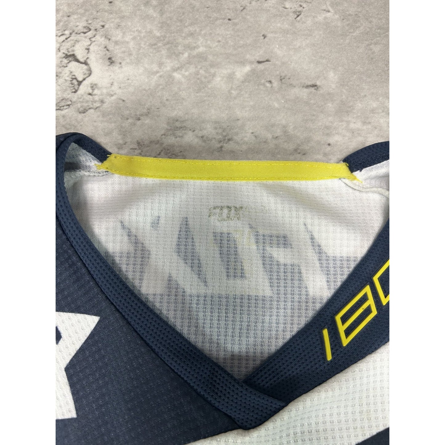 Fox 180 All Over Print Graphic Long Sleeve Motocross Jersey Size Medium White