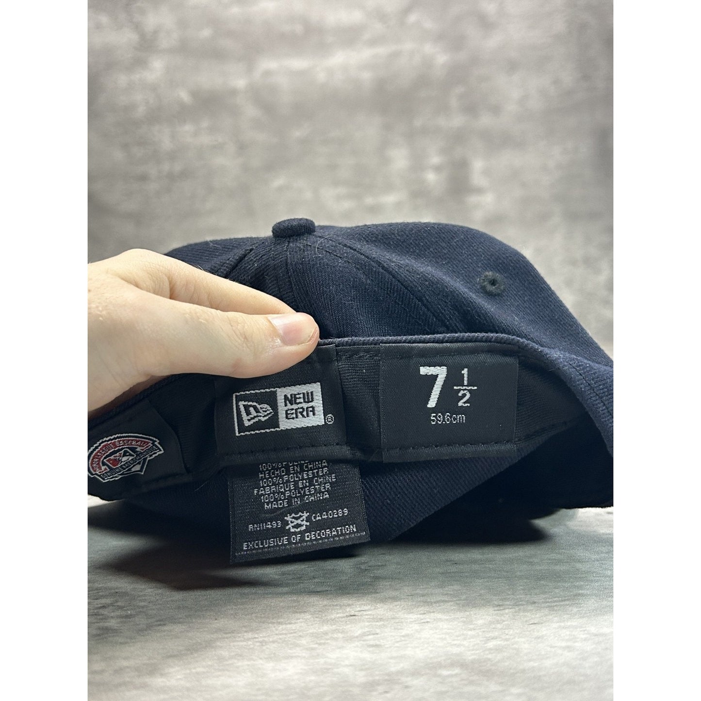 Charleston Riverdogs Milb Embroidered Logo Baseball Fitted Hat 7 1/2