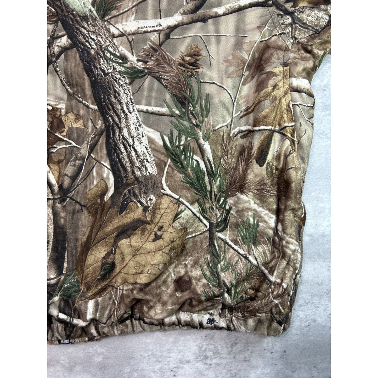 Vintage Remington Tree Camo Full Zip Hooded Hunting Jacket Size Large