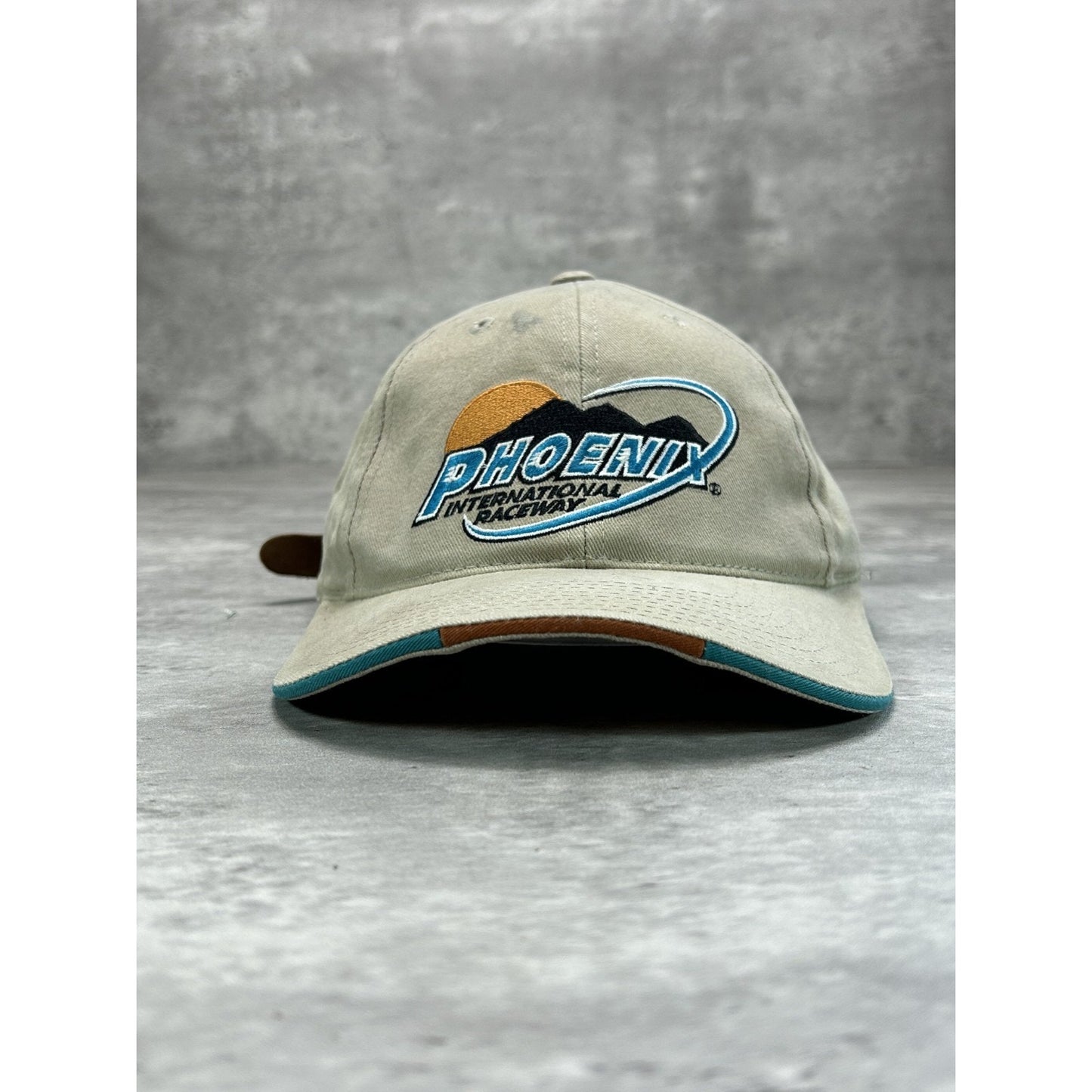 Vintage Phoenix International Speedway Embroidered Spellout Strapback Hat OSFA