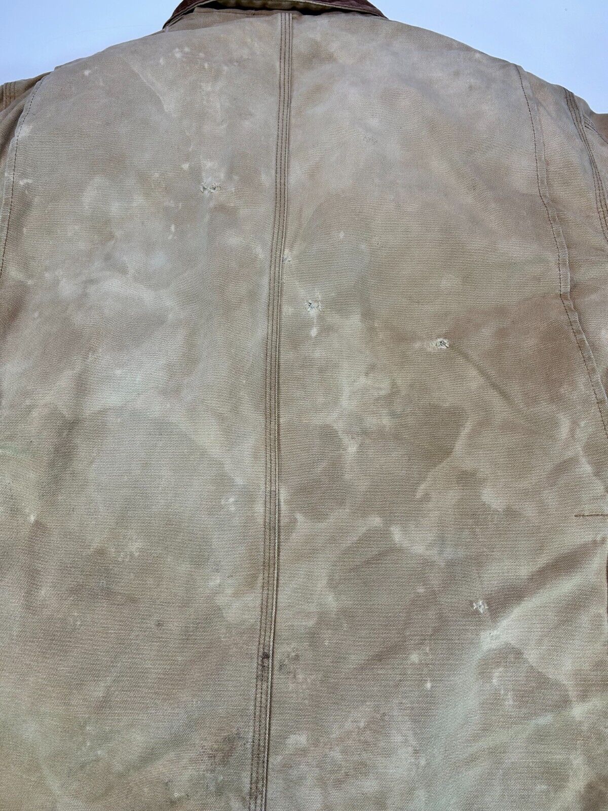 Vintage Carhartt Quilted Lined Canvas Work Wear Arctic Jacket Size Large