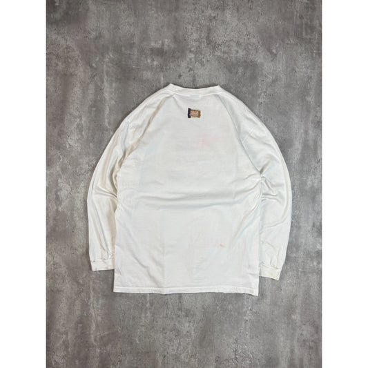 Vintage Y2K Marithe + Francois Girbaud MF+G Long Sleeve Graphic T-Shirt Size Large