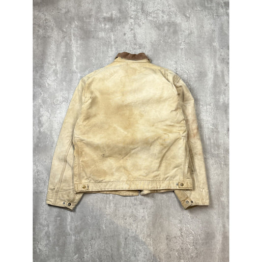 Vintage 90s Carhartt Blanket Lined Canvas Workwear Detroit Jacket Size XL