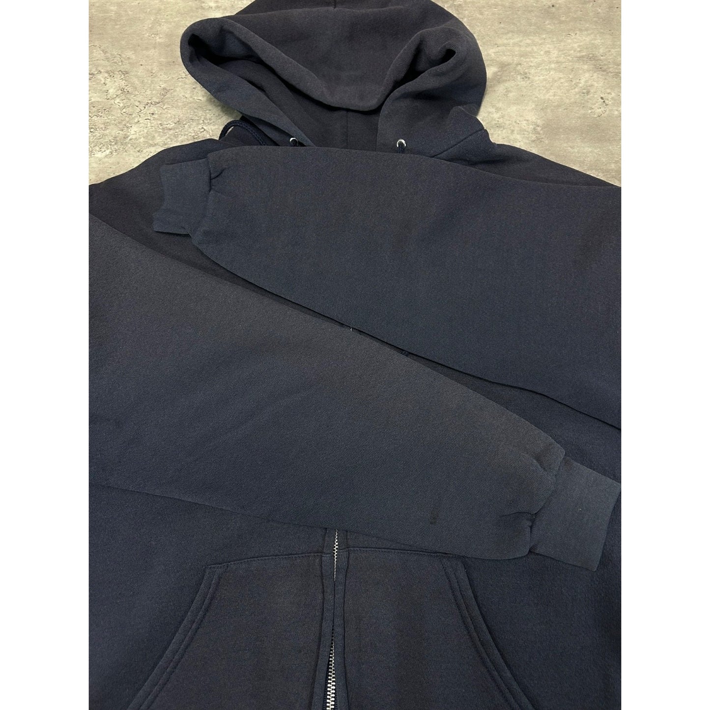 Vintage 90s Penn State University Embroidered Full Zip Hooded Sweatshirt Sz Lg