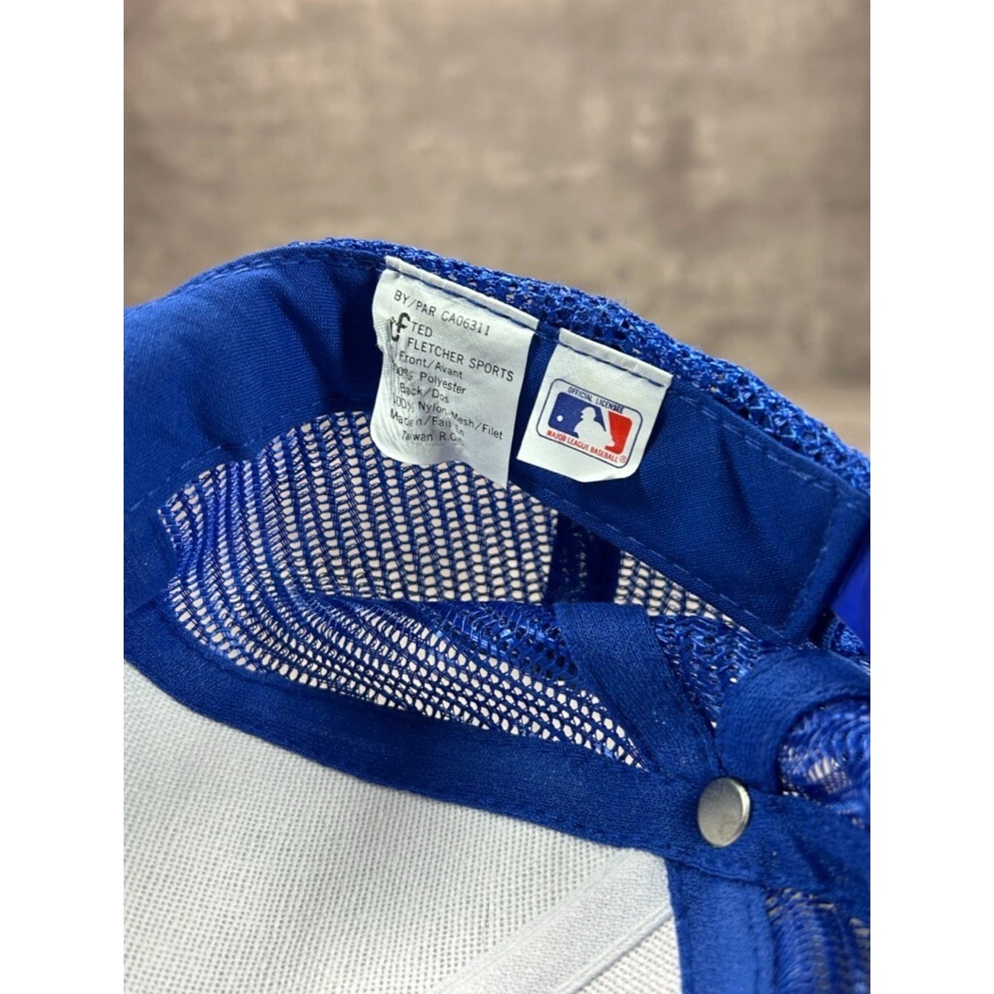 Vintage 80s/90s Toronto Blue Jays MLB Embroidered Trucker Snapback Hat OSFA
