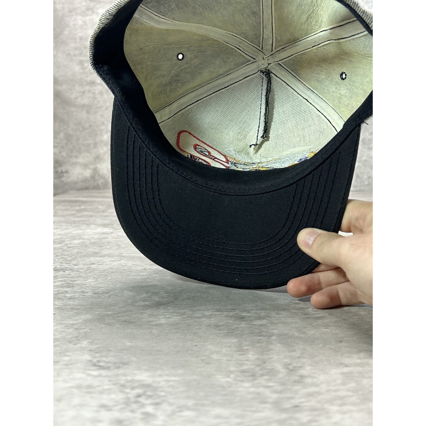 Vintage 90s Rusty Wallace #2 Embroidered Nascar Racing Snapback Hat OSFA