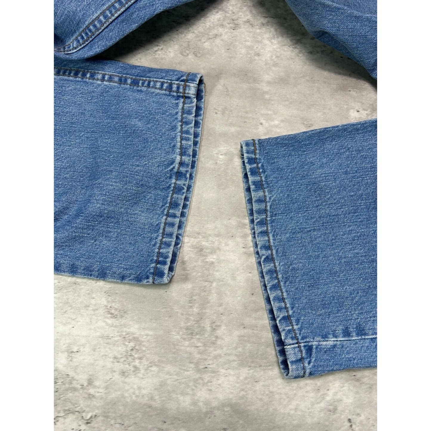 Carhartt Relaxed Fit Medium Wash Denim Workwear Pants Size 42 Blue