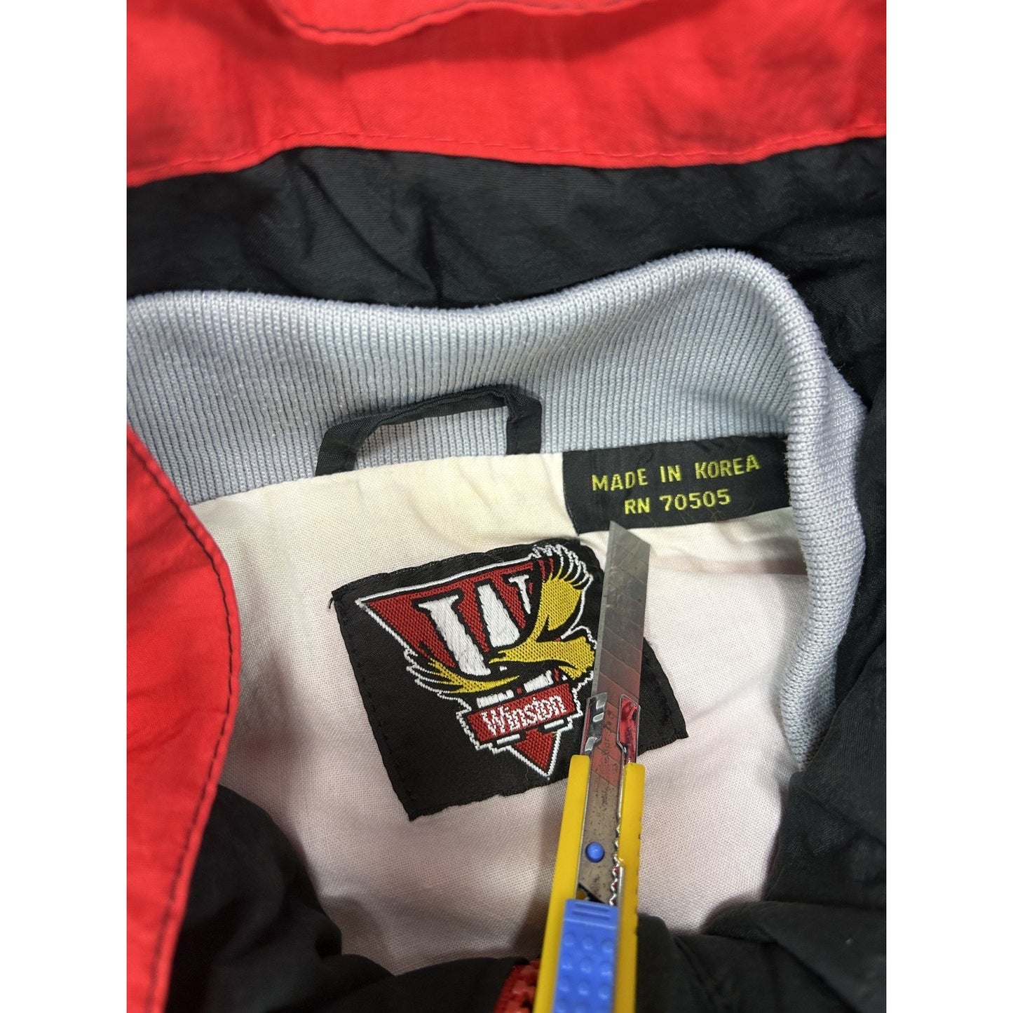 Vintage 90s Winston Cup Nylon Full Zip Windbreaker Jacket Size XL