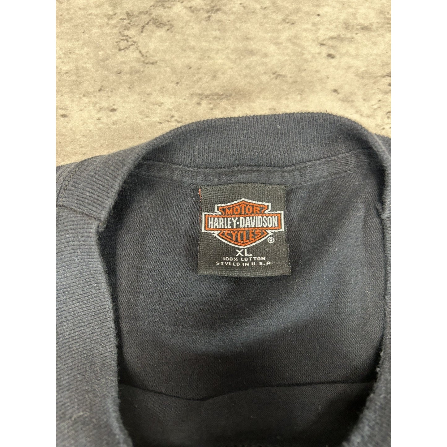 Vintage Harley Davidson Trademark Lifestyle Spellout Graphic T-Shirt Size XL