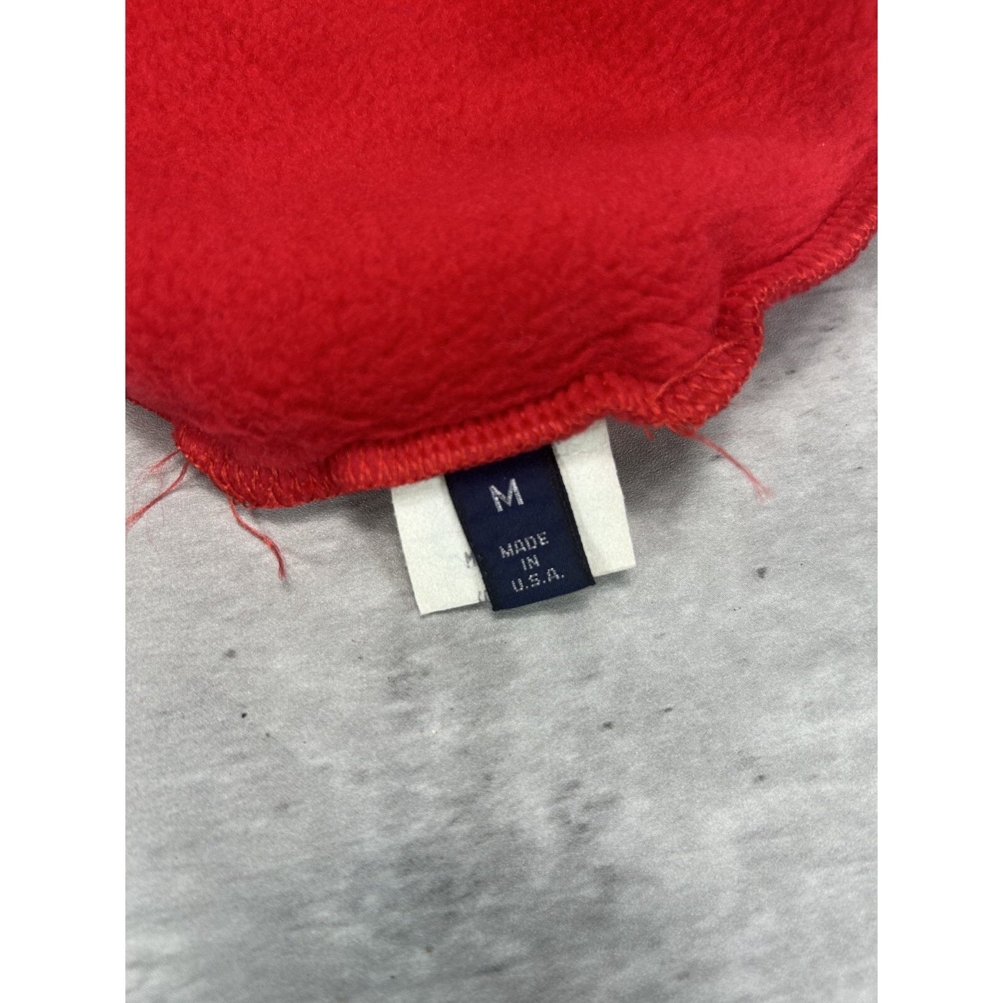 Vintage 90s Patagonia Embroidered Patch Two Tone Beanie Hat OSFA Red/Blue