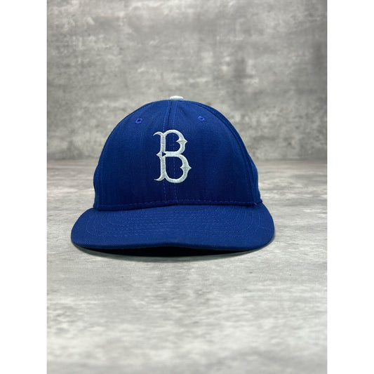 Vintage 90s Brooklyn Dodgers MLB Embroidered Logo Fitted Hat Size 6 7/8