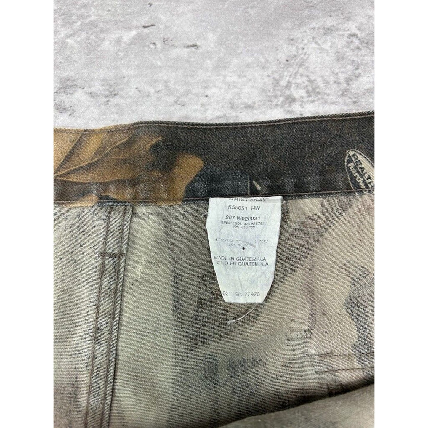Vintage Real Tree Hardwoods Hunting Camo Cargo Pants Size 42