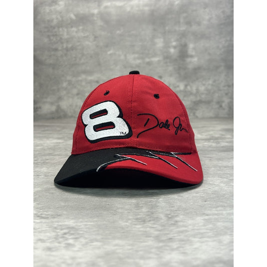Vintage Dale Earnhardt #8 Embroidered Spellout Nascar Snapback Hat OSFA YOUTH