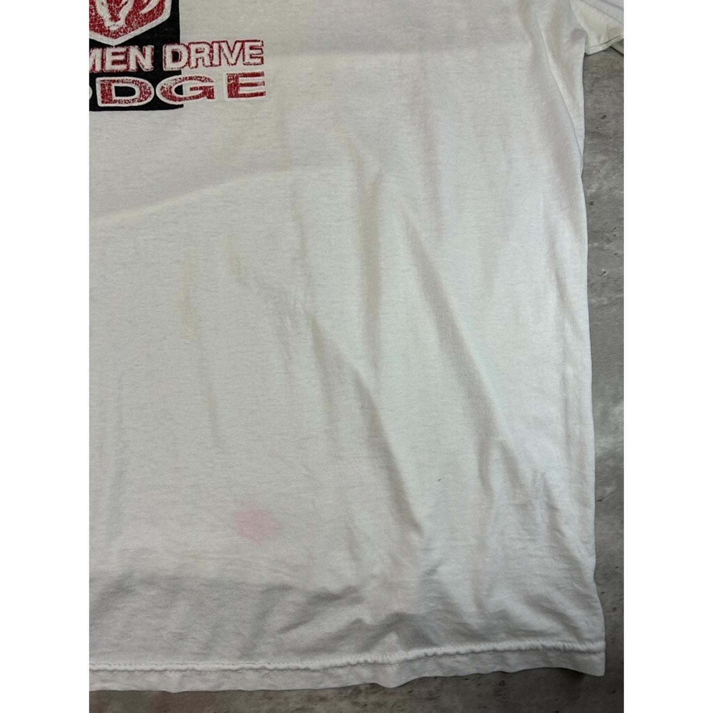 Vintage Bite Me Ford Boy Real Men Drive Dodge Car Slogan Graphic T-Shirt Sz XXXL