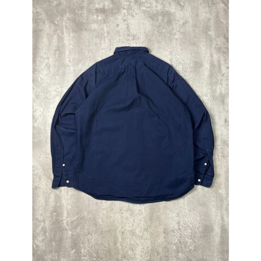 Vintage Polo Ralph Lauren Embroidered Pony Long Sleeve Button Up Shirt Sz Large