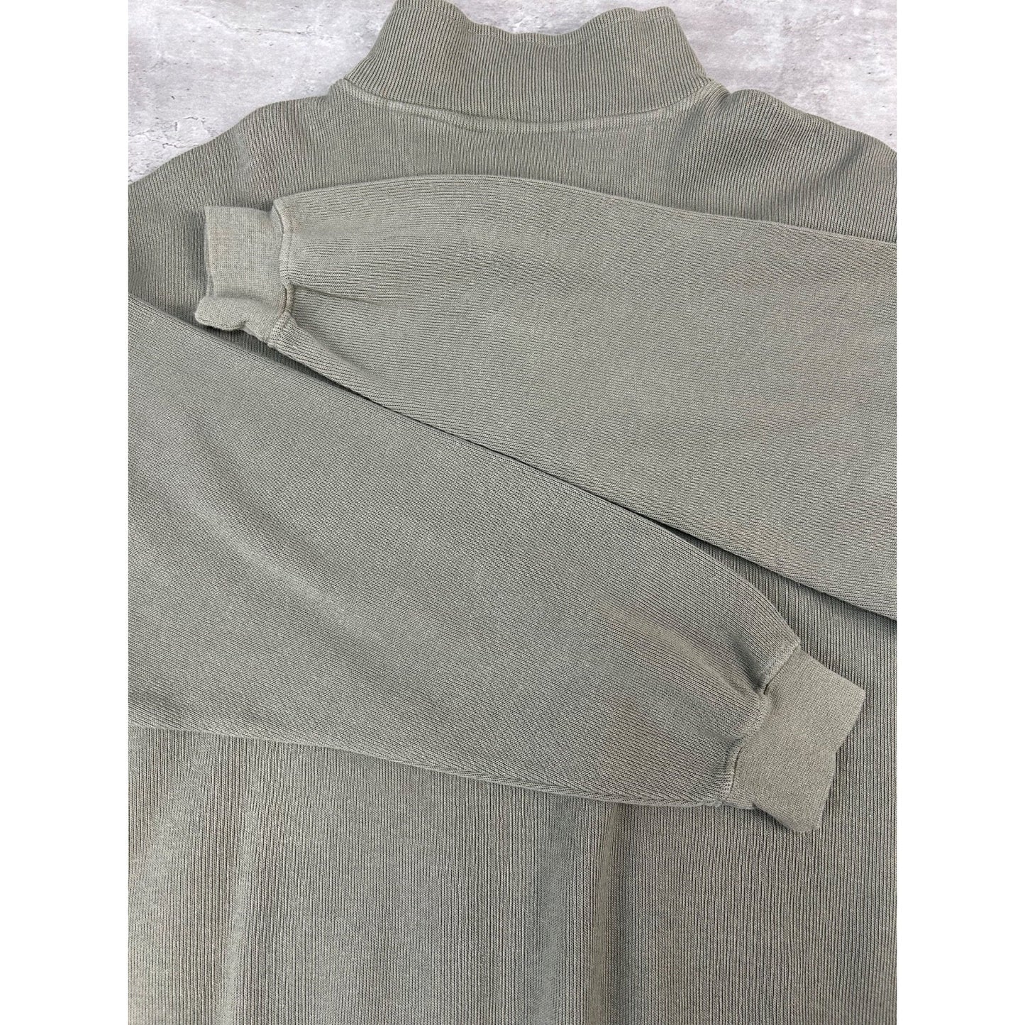 Vintage 90s Big Dogs Embroidered Spellout 1/4 Zip Pullover Sweatshirt Size XL