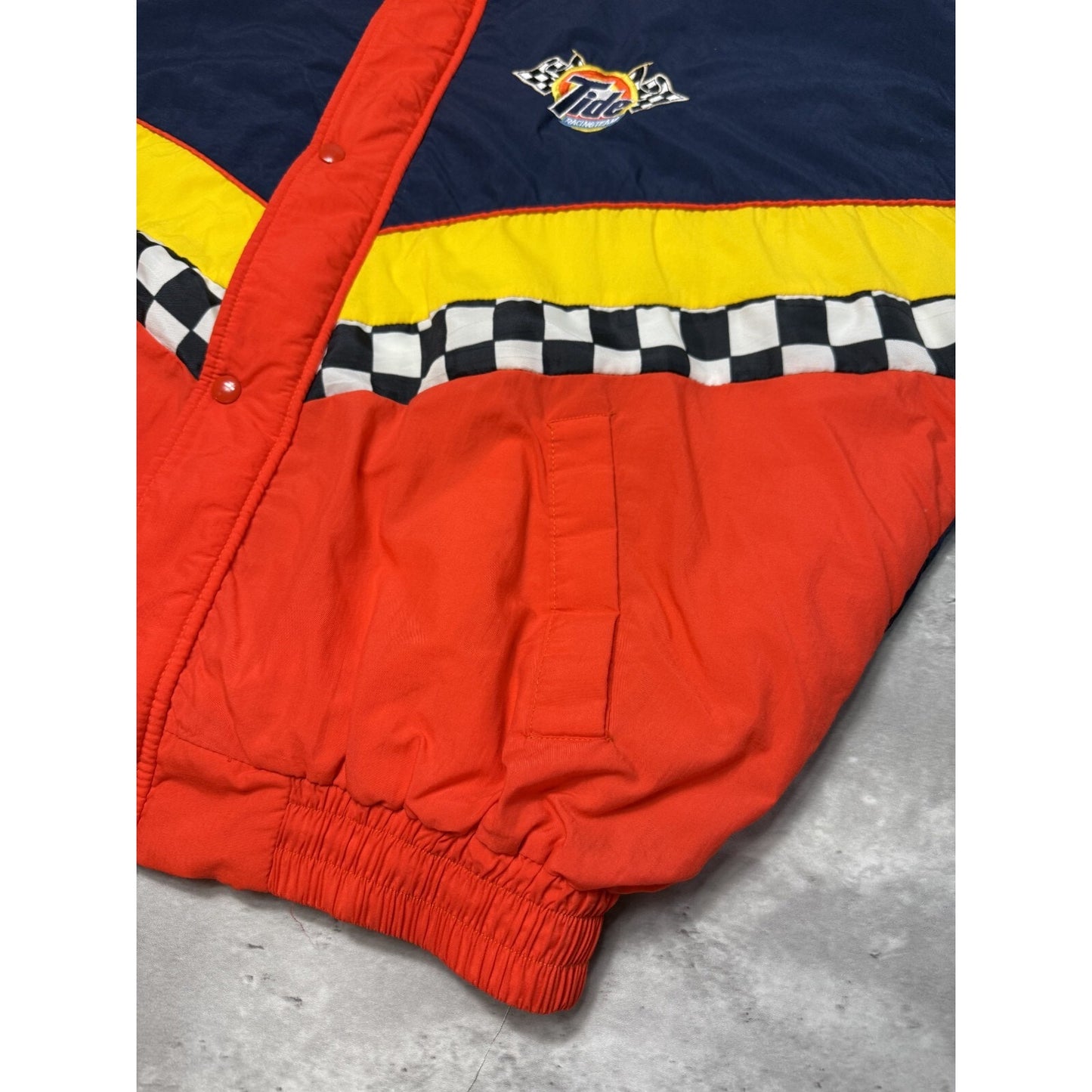 Vintage 1997 Tide Racing Team 10 Year Anniversary Embroidered Jacket Size XL